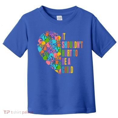 Child Abuse Prevention Month Awareness Cute Gift Funny Gift Toddler T-Shirt