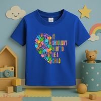 Child Abuse Prevention Month Awareness Cute Gift Funny Gift Toddler T-Shirt thumb 3