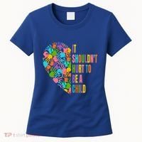 Child Abuse Prevention Month Awareness Cute Gift Funny Gift Women's T-Shirt thumb 0