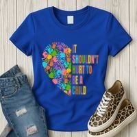 Child Abuse Prevention Month Awareness Cute Gift Funny Gift Women's T-Shirt thumb 3