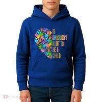 Child Abuse Prevention Month Awareness Cute Gift Funny Gift Kids Hoodie thumb 4
