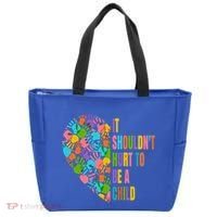 Child Abuse Prevention Month Awareness Cute Gift Funny Gift Tote Bag thumb 0