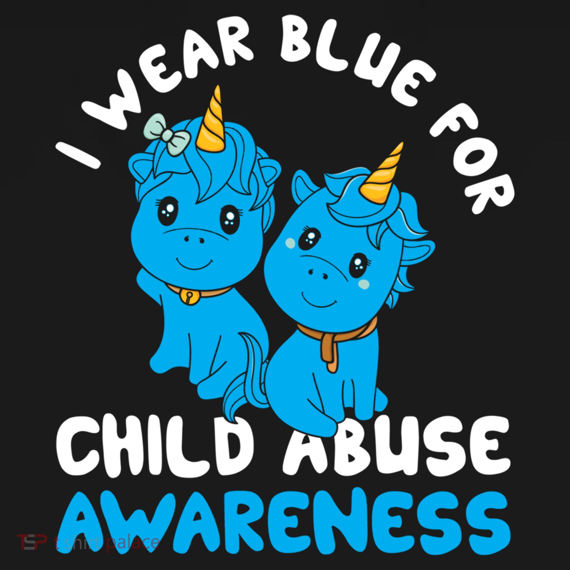 Child Abuse Prevention Month Blue Ribbon Awareness Support Cute Gift Women's Hoodie