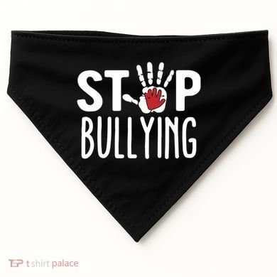 Child Abuse Prevention Month Stop Bullying Gift USA-Made Doggie Bandana