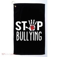 Child Abuse Prevention Month Stop Bullying Gift Golf Towel thumb 0