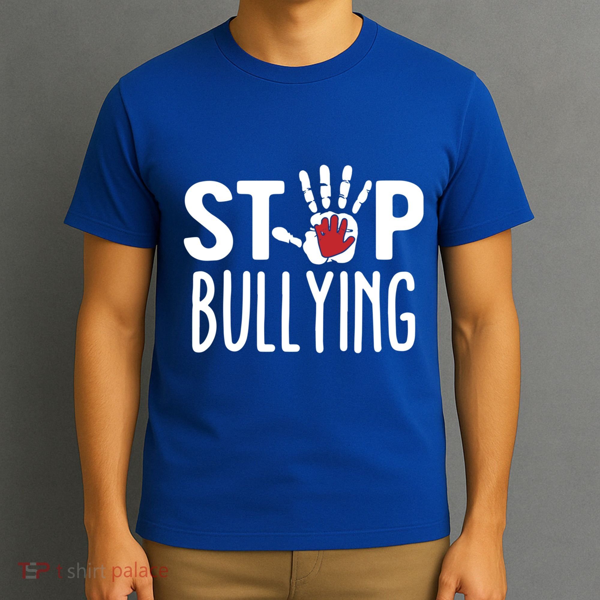 Child Abuse Prevention Month Stop Bullying Gift T-Shirt