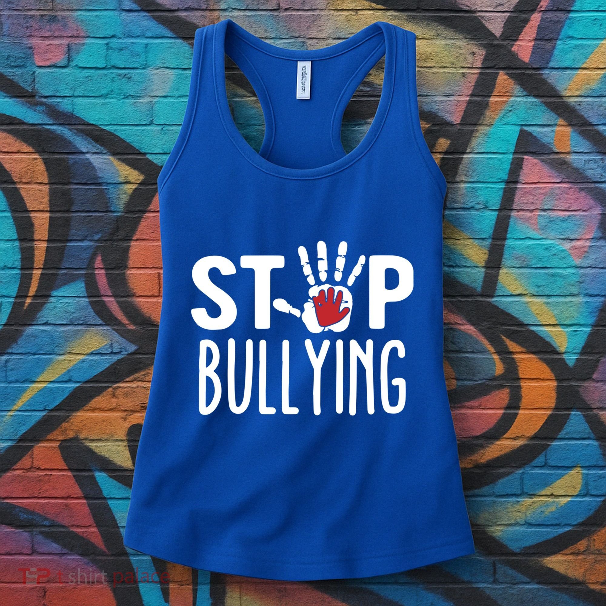 Child Abuse Prevention Month Stop Bullying Gift Women's Tank Top