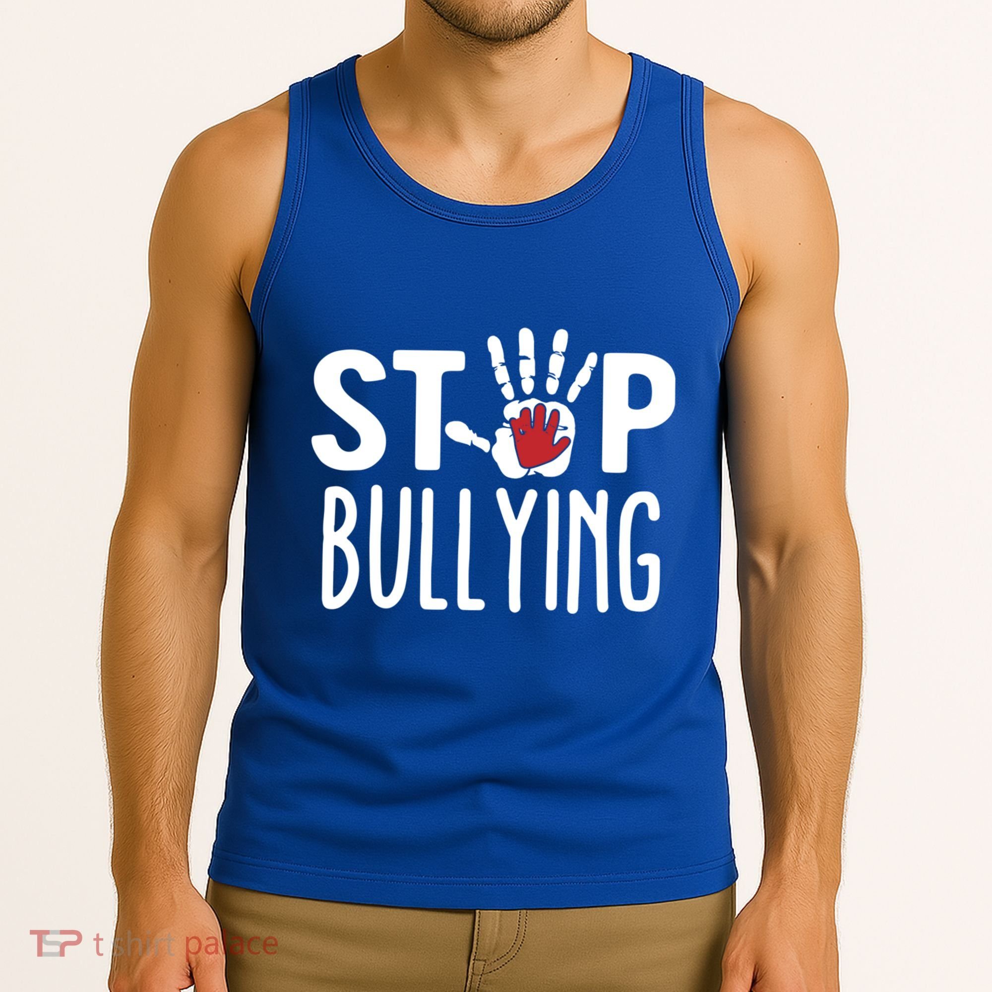 Child Abuse Prevention Month Stop Bullying Gift Tank Top