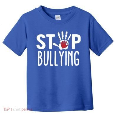 Child Abuse Prevention Month Stop Bullying Gift Toddler T-Shirt