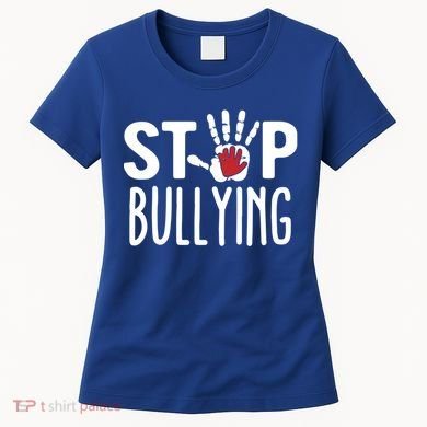 Child Abuse Prevention Month Stop Bullying Gift Women's T-Shirt