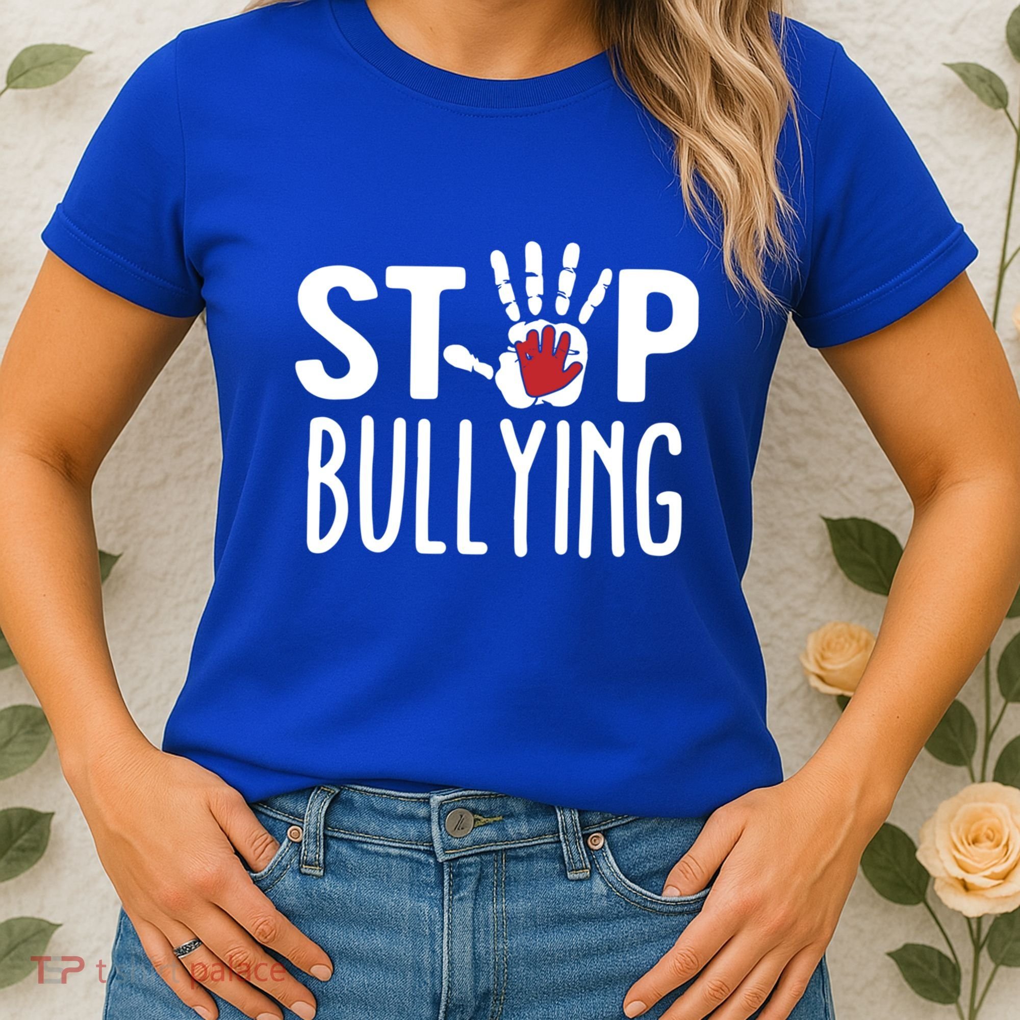 Child Abuse Prevention Month Stop Bullying Gift Women's T-Shirt