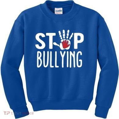 Child Abuse Prevention Month Stop Bullying Gift Kids Sweatshirt