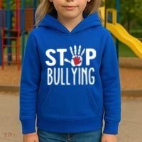 Child Abuse Prevention Month Stop Bullying Gift Kids Hoodie thumb 3