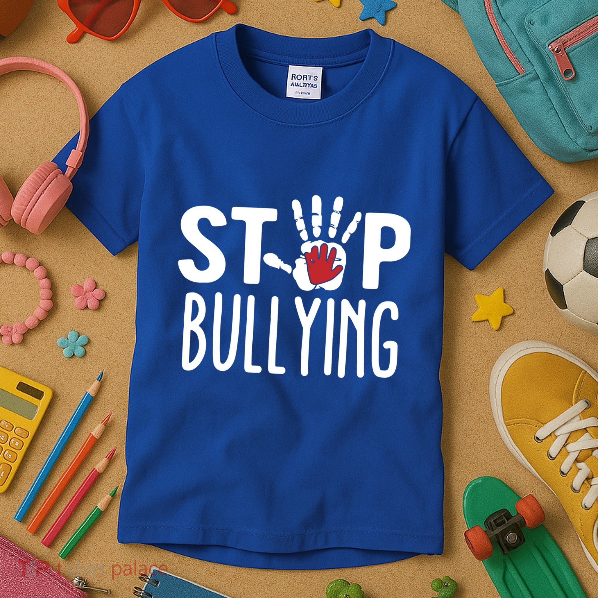 Child Abuse Prevention Month Stop Bullying Gift Kids T-Shirt