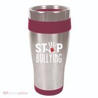 Child Abuse Prevention Month Stop Bullying Gift 16oz Travel Tumbler thumb 0