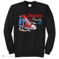 Chucks And Pearls 2024 Im With Her Kamala Sweatshirt thumb 0