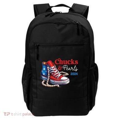 Chucks And Pearls 2024 Im With Her Kamala Backpack