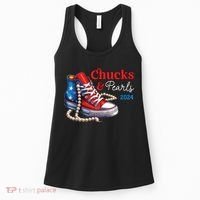 Chucks And Pearls 2024 Im With Her Kamala Women's Tank Top thumb 0