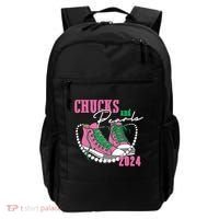 Chucks And Pearls Kamala Harris President 2024 Backpack thumb 0