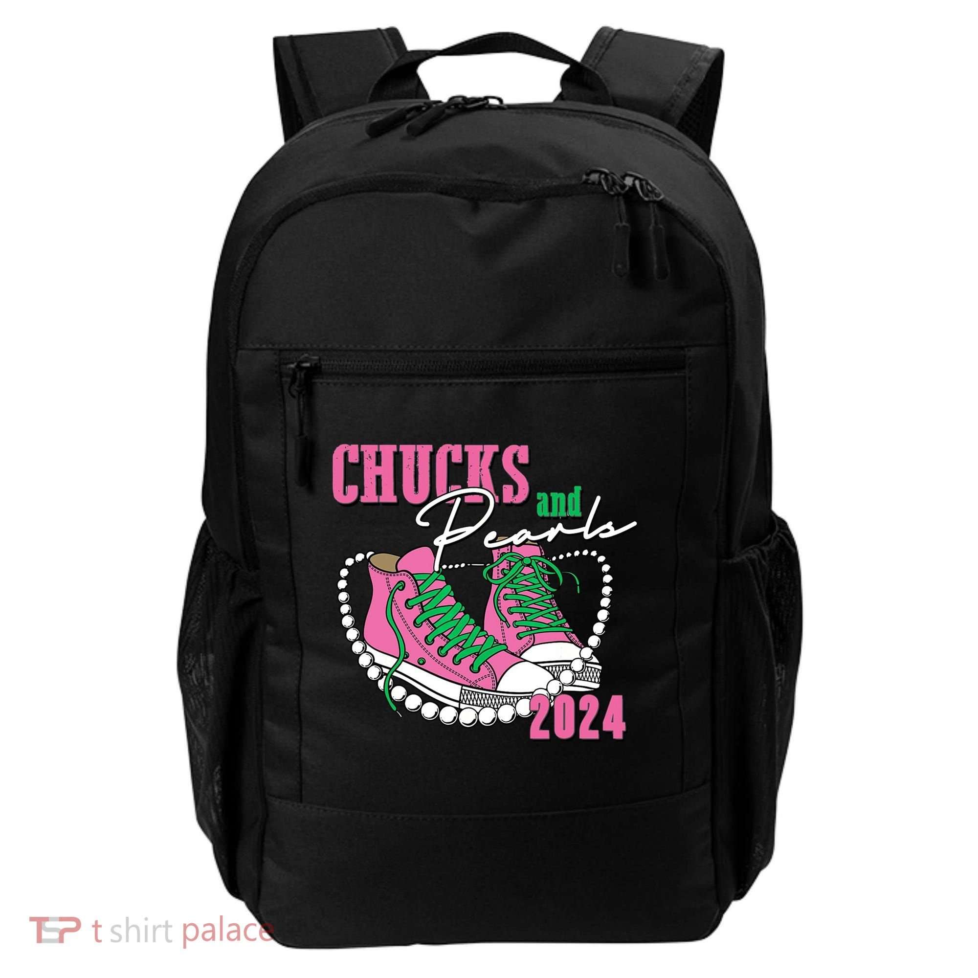 Chucks And Pearls Kamala Harris President 2024 Backpack