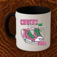 Chucks And Pearls Kamala Harris President 2024 Coffee Mug thumb 2