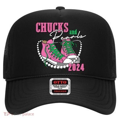 Chucks And Pearls Kamala Harris President 2024 Hat