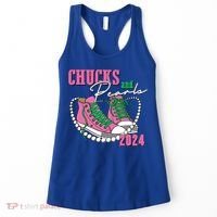 Chucks And Pearls Kamala Harris President 2024 Women's Tank Top thumb 0