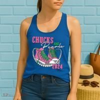 Chucks And Pearls Kamala Harris President 2024 Women's Tank Top thumb 2