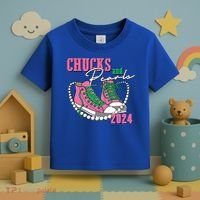 Chucks And Pearls Kamala Harris President 2024 Toddler T-Shirt thumb 3