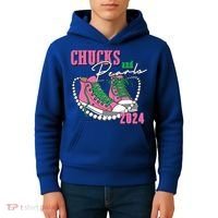 Chucks And Pearls Kamala Harris President 2024 Kids Hoodie thumb 4