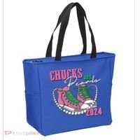 Chucks And Pearls Kamala Harris President 2024 Tote Bag thumb 2