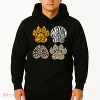 Cute Animal Print Paws Hoodie thumb 2