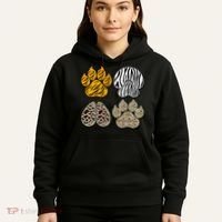 Cute Animal Print Paws Hoodie thumb 5