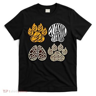 Cute Animal Print Paws T-Shirt
