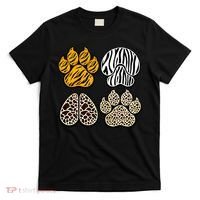 Cute Animal Print Paws T-Shirt thumb 0
