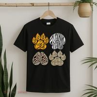 Cute Animal Print Paws T-Shirt thumb 2