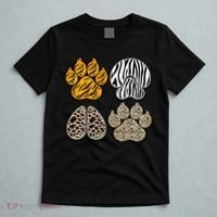 Cute Animal Print Paws T-Shirt thumb 5