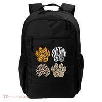 Cute Animal Print Paws Backpack thumb 0