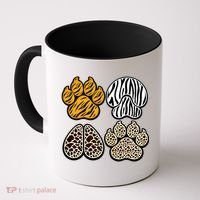 Cute Animal Print Paws Coffee Mug thumb 0