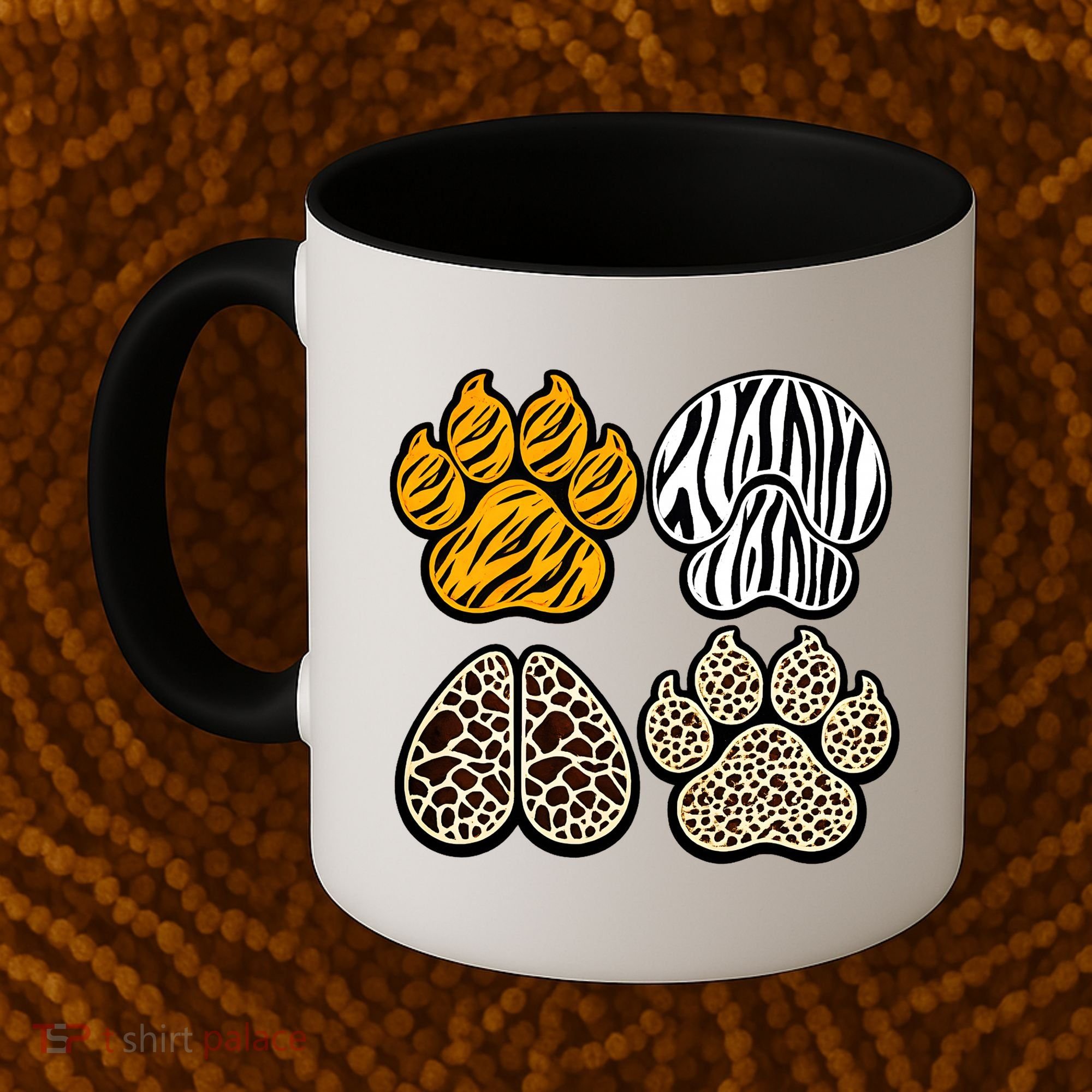 Cute Animal Print Paws Coffee Mug