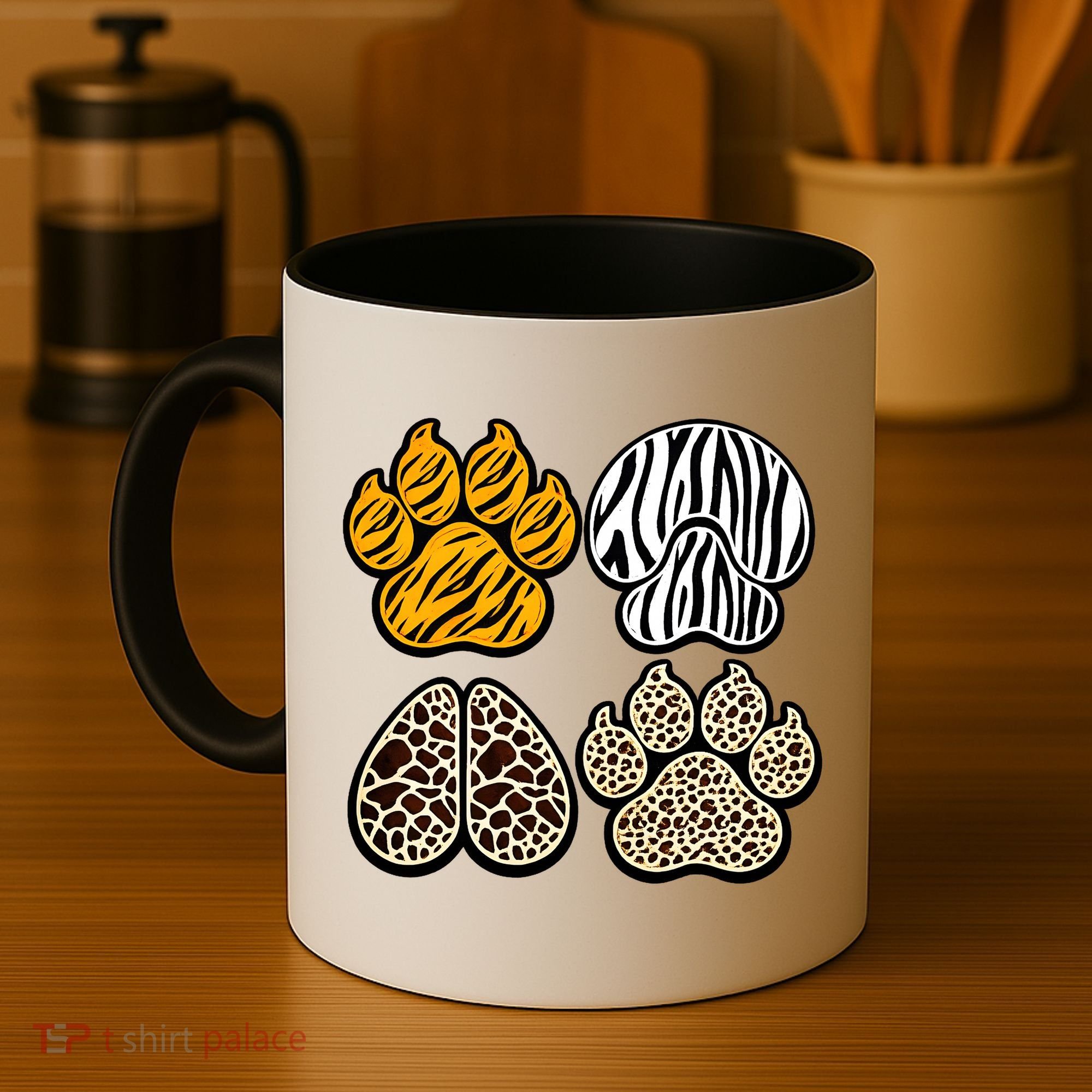 Cute Animal Print Paws Coffee Mug