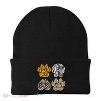 Cute Animal Print Paws Beanie thumb 0