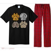 Cute Animal Print Paws Pajama Set thumb 0