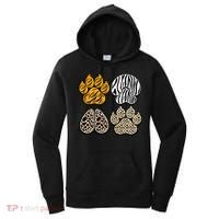 Cute Animal Print Paws Women's Hoodie thumb 0
