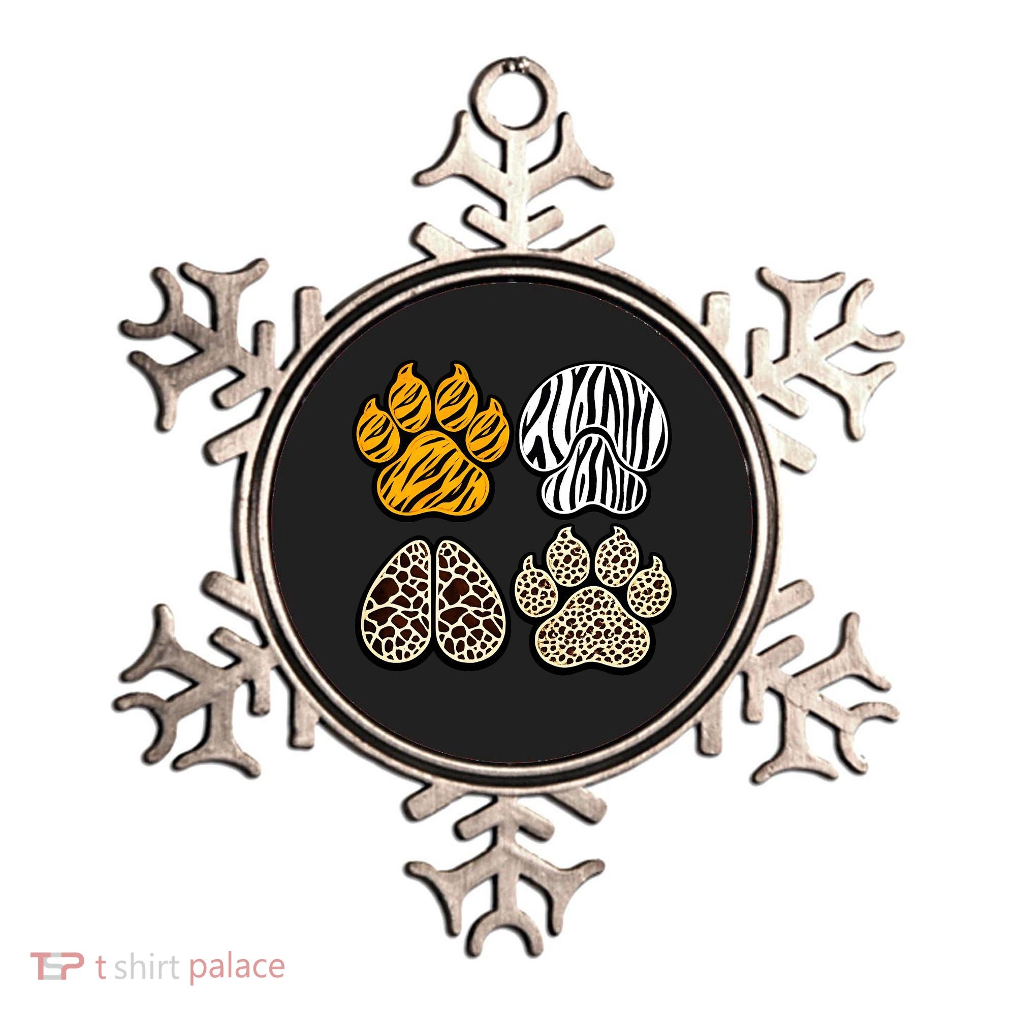 Cute Animal Print Paws Ornament