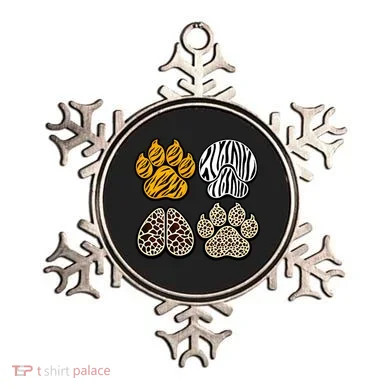 Cute Animal Print Paws Ornament