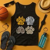 Cute Animal Print Paws Tank Top thumb 4