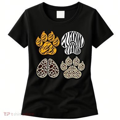 Cute Animal Print Paws Women's T-Shirt