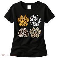 Cute Animal Print Paws Women's T-Shirt thumb 0