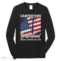 Capenters Brotherhood Union Strong NYC USA Long Sleeve Shirt thumb 0